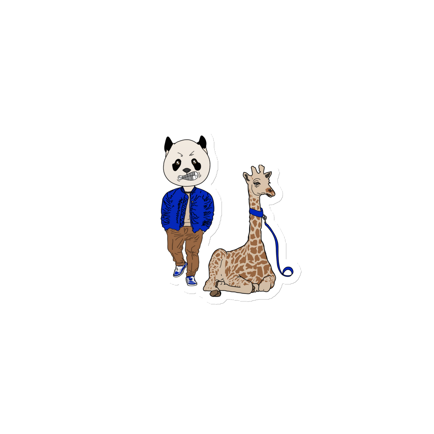 “The Panada and the Giraffe” Magnet