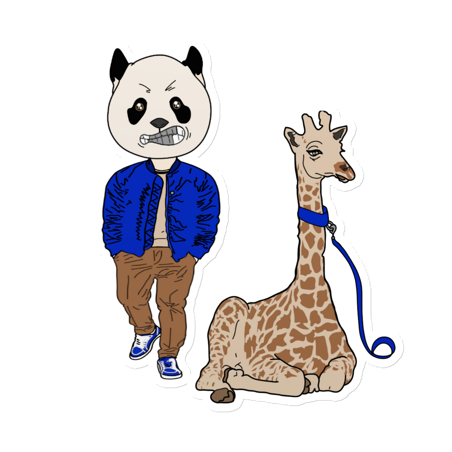 “The Panada and the Giraffe” Magnet