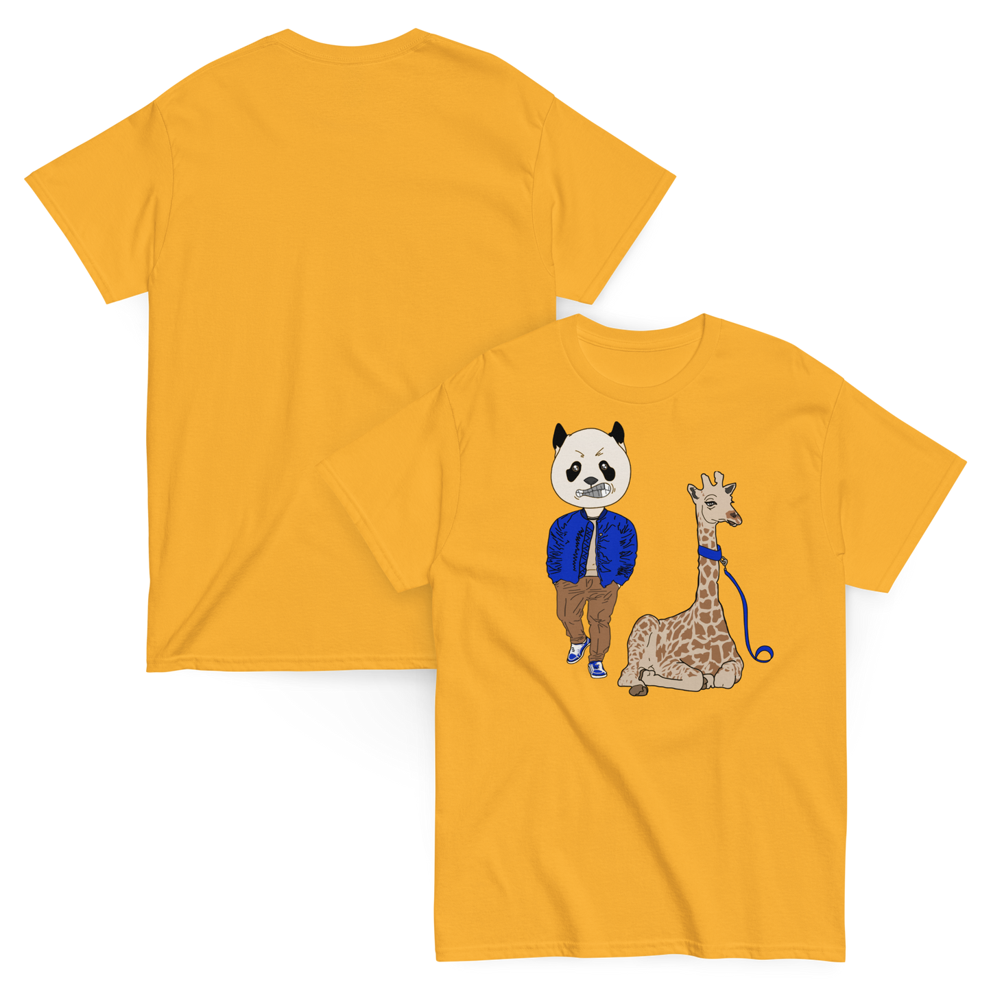 “The Panada and the Giraffe” Unisex classic tee