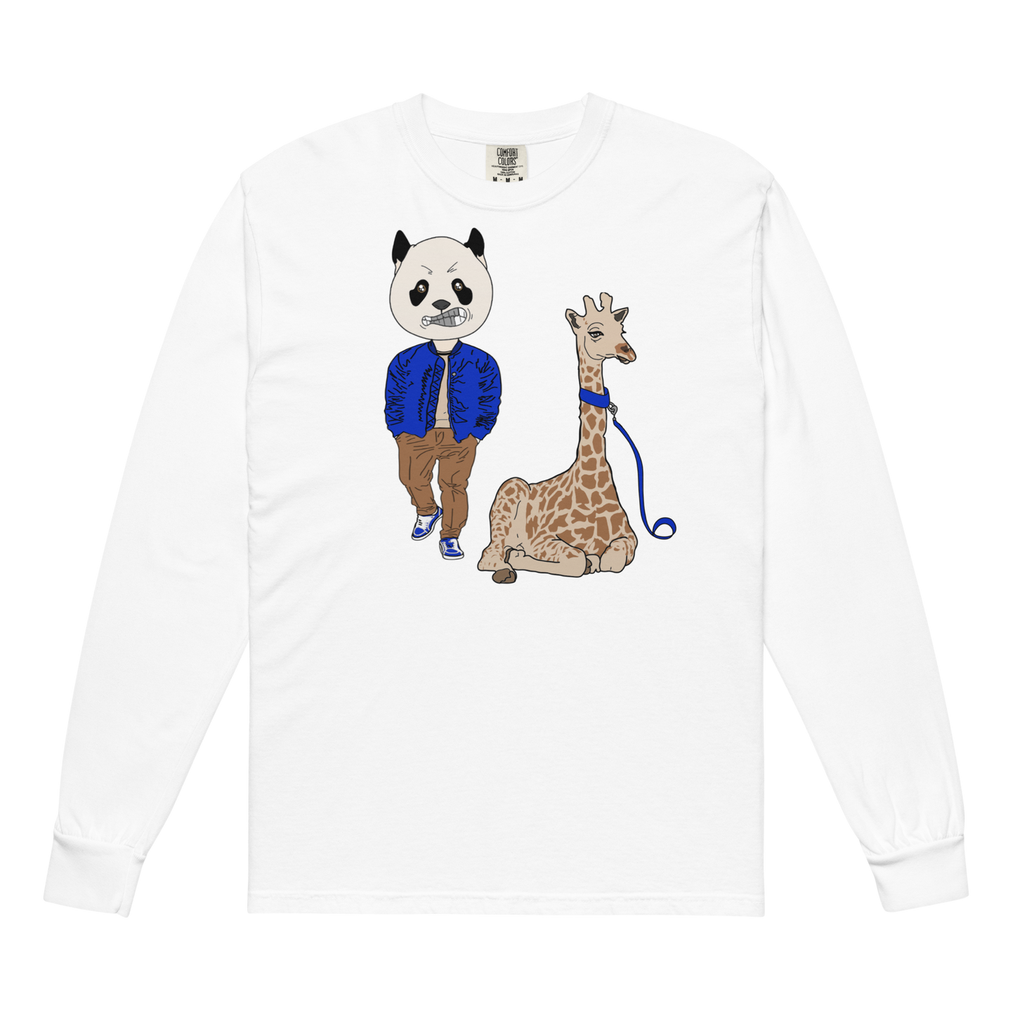 "The Panda and the Giraffe" heavyweight long-sleeve shirt